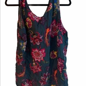 Floral tank top